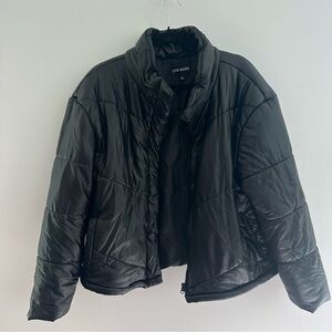 Steve Madden Black Puffer Coat (L)
